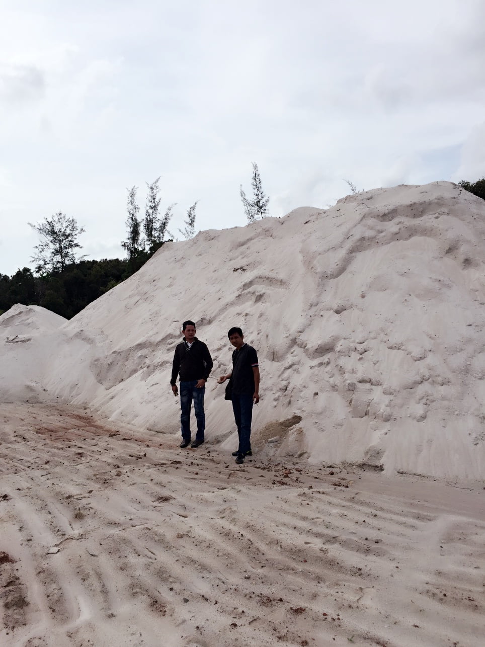 jual pasir putih bangka dengan truk tronton di jakarta