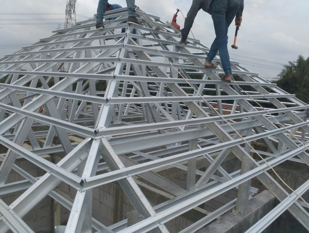 Jual Rangka Atap Baja Ringan Pela Mampang Hub 08118168989