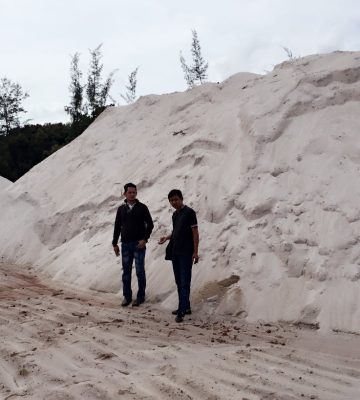jual pasir putih bangka dengan truk tronton di jakarta