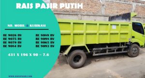 Sewa Dump Truck dan Jual Pasir Putih di Cengkareng Jakarta Hubungi 08118168989