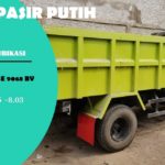 Sewa Dump Truck dan Jual Pasir Putih di Kapuk Jakarta Hubungi 08118168989