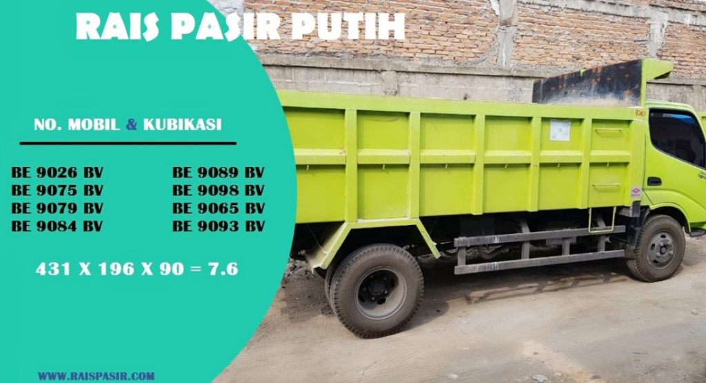 Sewa Dump Truck dan Jual Pasir Putih di Kebon Jeruk Hubungi 08118168989
