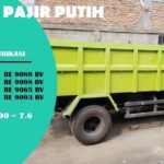 Sewa Dump Truck dan Jual Pasir Putih di Kota Bambu Selatan Hubungi 08118168989
