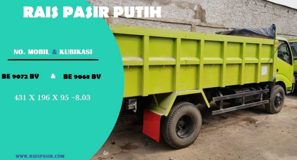 Sewa Dump Truck dan Jual Pasir Putih di Pinangsia Hubungi 08118168989