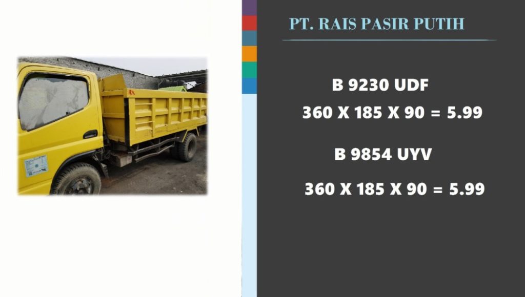 Sewa Dump Truck dan Jual Pasir Putih di Ciampel Hubungi 08118168989