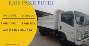 Sewa Dump Truck dan Jual Pasir Putih di Cibuaya Hubungi 08118168989