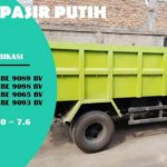 Sewa Dump Truck dan Jual Pasir Putih di Tigaraksa Tangerang Hubungi 08118168989