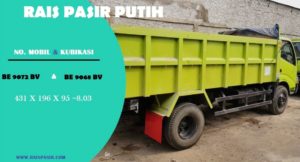 Sewa Dump Truck dan Jual Pasir Putih di Batuceper Tangerang Banten Hubungi 08118168989