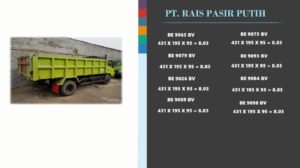 Sewa Dump Truck dan Jual Pasir Putih di Mekarbaru Hubungi 08118168989
