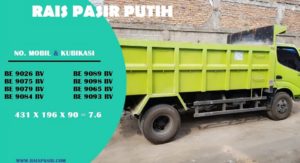 Sewa Dump Truck Jual Pasir Putih Jual Baja Ringan Pondok Labu Hub 08118168989