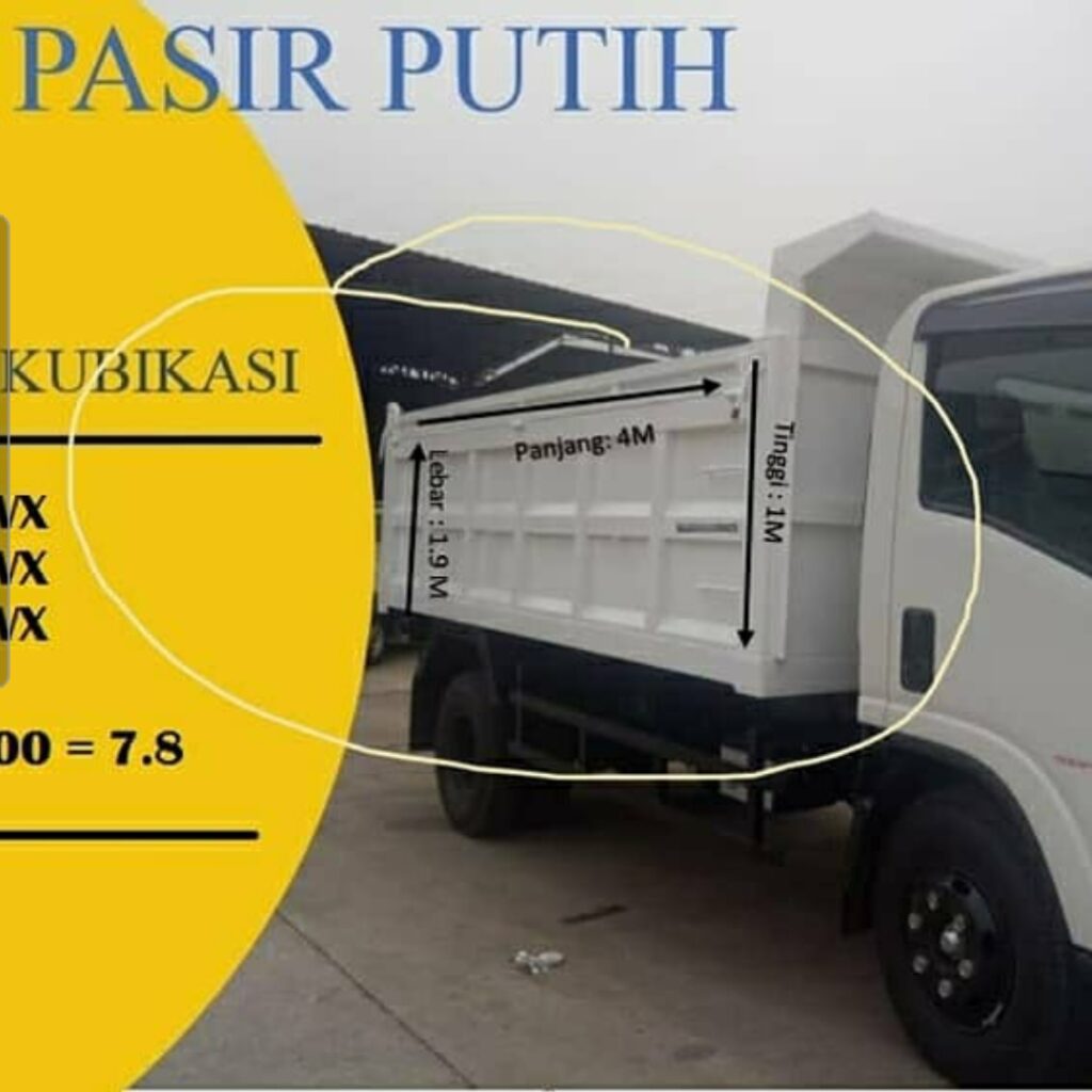 Jual Pasir Putih Bnagka Di Jakarta Dengan Penditribusian Dengan Bak truck Curah