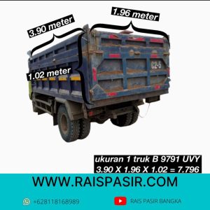 Hati Senang Karena Harga Pasir Bangka Sesuai Dengan Ukuran Bak Truknya Yang Real