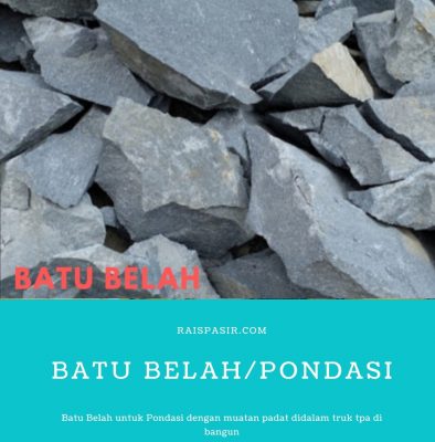 Pemahaman Penggunaan Batu Belah 