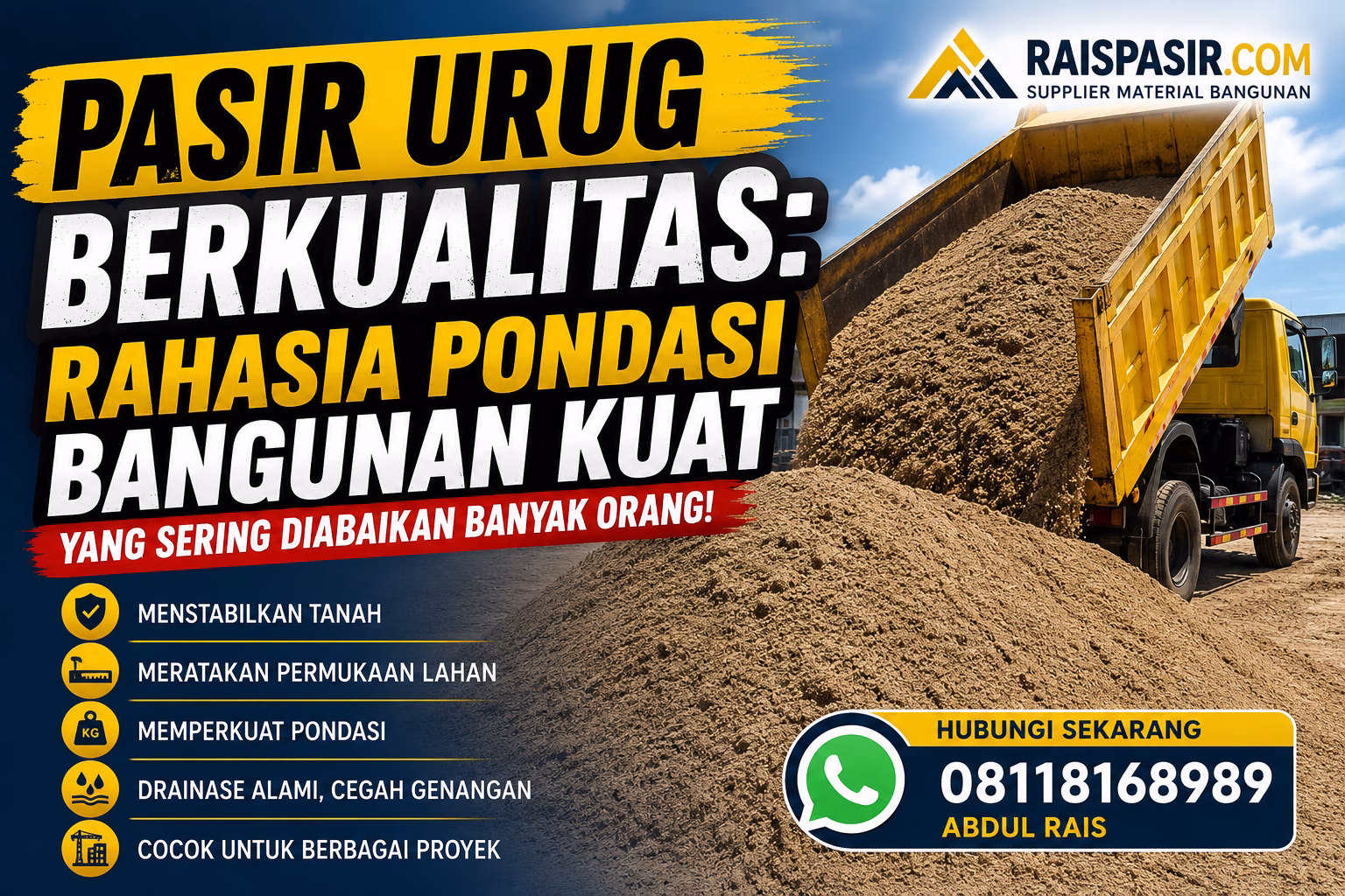 pasir urug jakarta raispasir.com