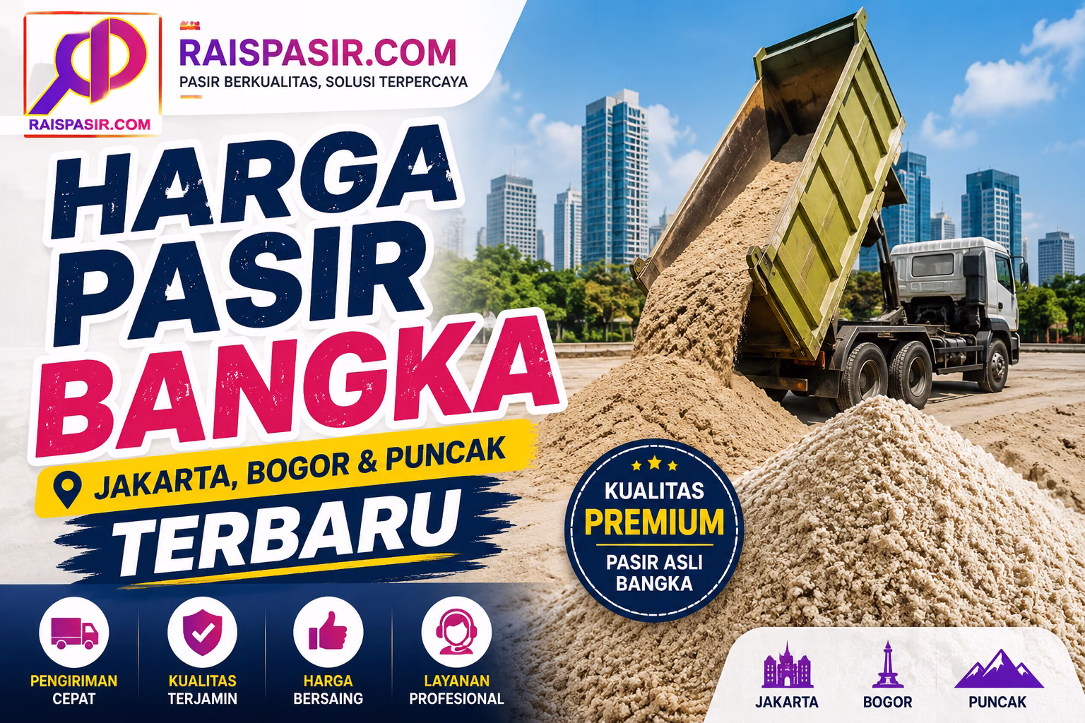 harga pasir bangka jakarta