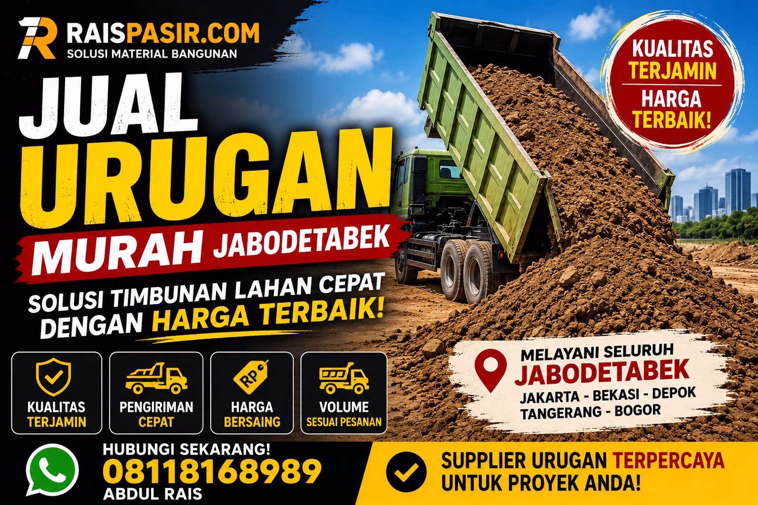 jual urugan murah jabodetabek