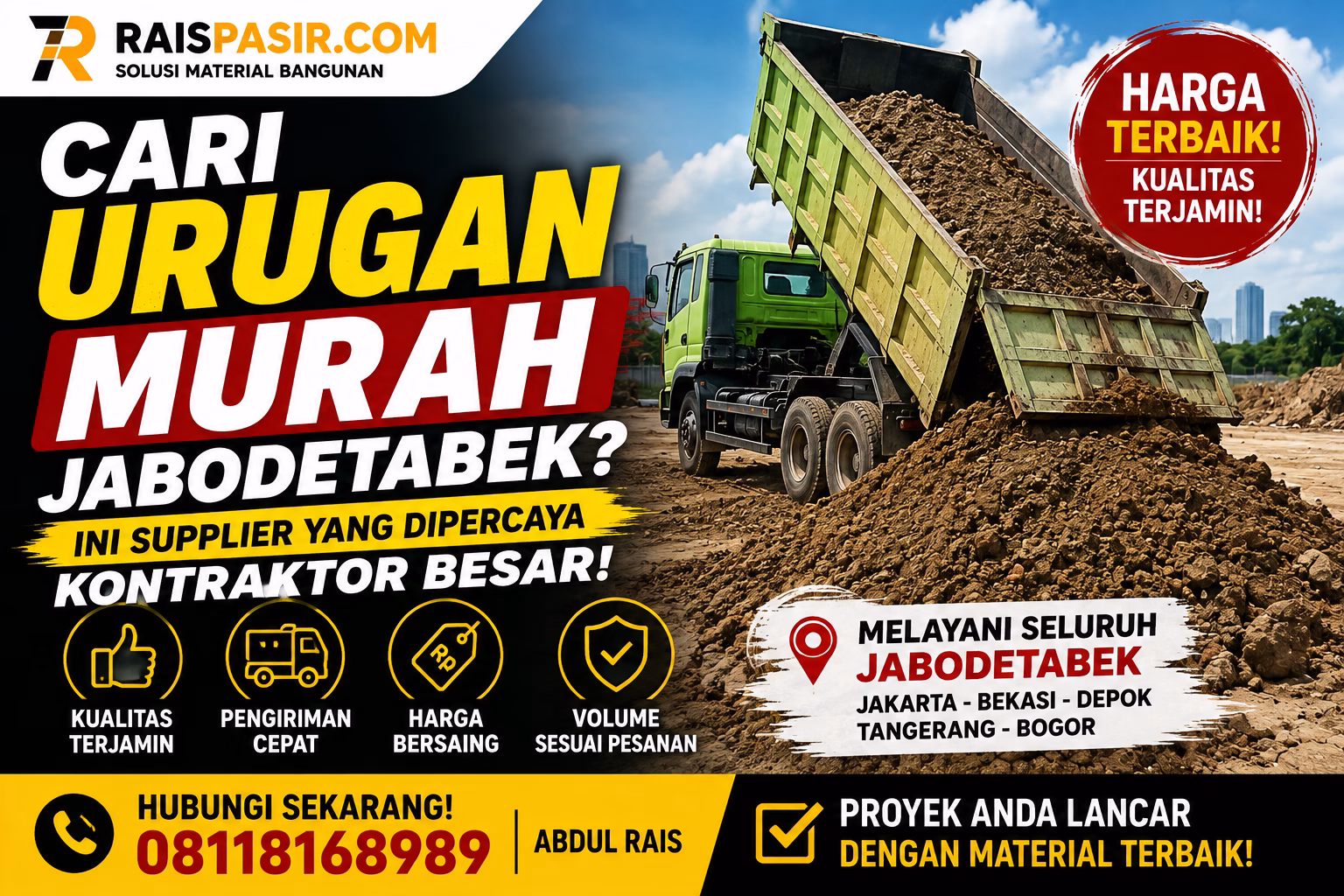 cari urugan murah